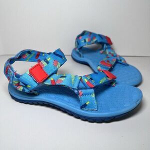 Cat & Jack Vanya Easy Closure Strap Sport Sandal Toddler Youth Kids Blue Size 11